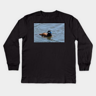 Ruddy Duck. Kids Long Sleeve T-Shirt